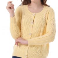 Polyamide & Viscose Fiber Sweater Coat thermal yellow : PC