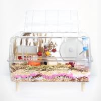 Plastic Hamster Cage breathable PC