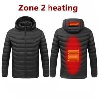 Polyamide & Polyester Intelligent heating & Plus Size Electric Warming Parkas thicken & thermal & unisex Solid PC