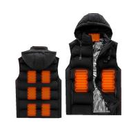 Polyester Plus Size Electric Warming Vest thicken & thermal & unisex Solid PC