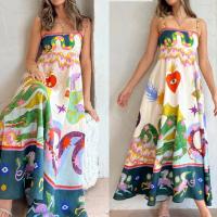 Polyester Slip Kleid, Gedruckt, Andere, mehr Farben zur Auswahl,  Stück