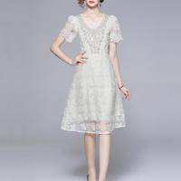 Polyester Einteiliges Kleid,  Stück