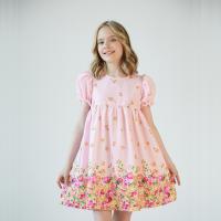 Polyester Meisje Eendelige jurk Afgedrukt ander keuzepatroon meer kleuren naar keuze stuk