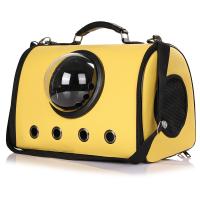 Acrylic & PU Leather & Polyester Pet Carry Handbag portable & breathable PC