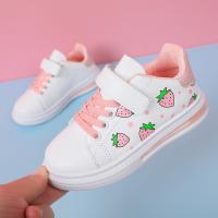 Gummi & PU Leder Mädchen Casual Schuhe, Gedruckt, Erdbeere, mehr Farben zur Auswahl,  Paar