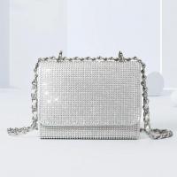 Polyamide & Polyester Easy Matching Clutch Bag with rhinestone PC