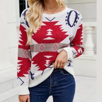 Polyester Soft Women Sweater christmas design & thermal PC