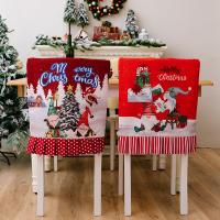 Polyester Christmas Chair Cover durable & christmas design printed PC