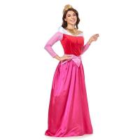 Polyester Costume de princesse de femmes accessoires capillaires Rose pièce