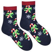 Cotone Vánoční ponožka Gestrickte různé barvy a vzor pro výběr : Dvojice