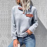 Spandex & Polyester Women Sweatshirts patchwork patchwork PC