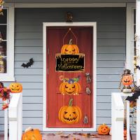 Papier Halloween opknoping ornamenten Afgedrukt verschillende kleur en patroon naar keuze Instellen