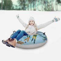 PVC Inflatable Snow Tube hardwearing printed multi-colored PC