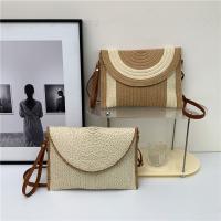 Straw Shoulder Bag soft surface & attached with hanging strap PC