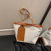 PU Leather Shoulder Bag contrast color & soft surface Solid PC