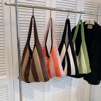 Caddice Tote Bag Shoulder Bag large capacity & soft surface striped PC