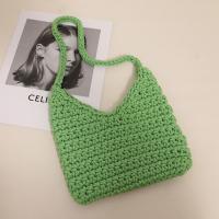 Cotton Cord Easy Matching Woven Shoulder Bag Solid PC