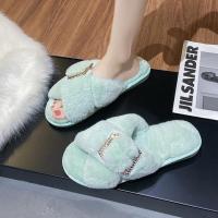 Thermo Plastic Rubber & Pluche Katoenen slippers meer kleuren naar keuze Paar