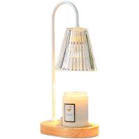 Glass & Solid Wood adjustable light intensity Fragrance Lamps different power plug style for choose & durable white PC
