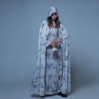 Poliestere Ženy Halloween Cosplay kostým Plášť & Sukně Bianco Nastavit