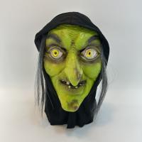 Lactopren Halloween-Maske, Tole Paintng, Grün,  Stück