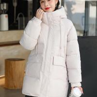 Polyester Women Parkas slimming & thicken & thermal PC
