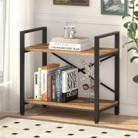 Wooden & Iron Storage Rack durable & double layer Solid PC