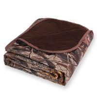 Polyester Outdoor Camping Blanket durable & portable printed brown PC
