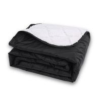 Polyester Outdoor & Waterproof Camping Blanket durable & portable white and black PC