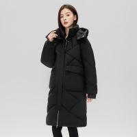Polyester Plus Size Women Parkas mid-long style & slimming & thicken PC