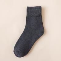 Towel Velvet Women Ankle Sock thicken & thermal Solid : Pair