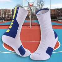 Polyamide & Polyester Men Sport Socks antifriction & thicken & sweat absorption & anti-skidding Colour Matching : Pair