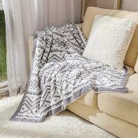 Polyester Blanket & thermal knitted geometric PC