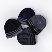 Polyester & Cotton windproof Knitted Hat fleece & thermal knitted striped : PC
