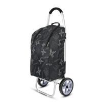 Aluminium Alloy & Plastic foldable Shopping Trolley large capacity & portable Oxford PC
