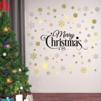 PVC Christmas Wall Stickers christmas design & two piece Set