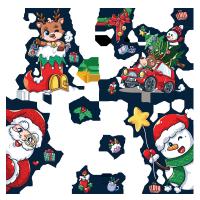 Pvc Kerstmuur stickers ander keuzepatroon meer kleuren naar keuze stuk