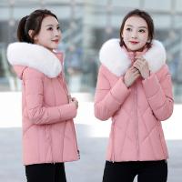 Polyester With Siamese Cap Women Parkas & thermal Solid PC