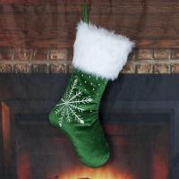 Lijm gebonden stof & Pleuche Pleuche Kerstdecoratie sokken meer kleuren naar keuze stuk