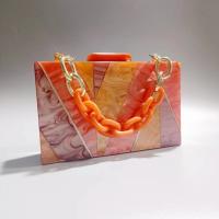 Akryl Spojková taška Geometrické smíšené barvy kus