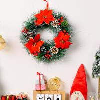 Plastic Garland Ornaments for home decoration & christmas design floral PC