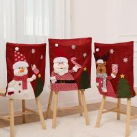 Paño Cubierta de la silla de Navidad, impreso, diferente color y patrón de elección,  trozo