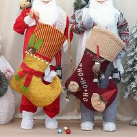 Chenille Chaussettes de décoration de Noël couleur et motif différents pour le choix pièce