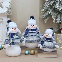 Plásticos espumosos & Hadříkem & Maglia Vánoční dekorace Blu kus
