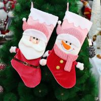 Niet-geweven stoffen & Chemische vezel Kerstdecoratie sokken Afgedrukt verschillende kleur en patroon naar keuze stuk