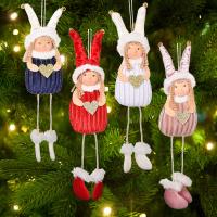 Hadříkem Vánoční strom závěsné dekorace PP bavlna più colori per la scelta kus