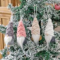 フランネレット & 接着性布 クリスマスツリーハンギングデコレーション パッチワーク 他 選択のためのより多くの色 一つ