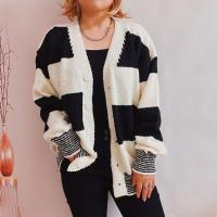 Polyester Slim Sweater Coat thermal knitted Others PC