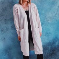 Polyester Slim & long style Sweater Coat thermal knitted Others PC
