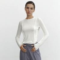 Polyester Vrouwen lange mouw T-shirt Lappendeken Anderen meer kleuren naar keuze stuk